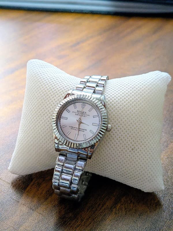 Classic Silver Timepiece